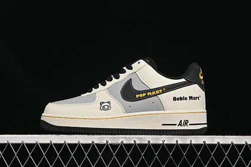 All categories Nk Air Force 1 Air Force series Nk Air Force 1 Low Air Force low top Nike Air Force 1'07 Low Bubble Mart joint white gray black gold Air Force 1 low top casual sneakers SC0601-564